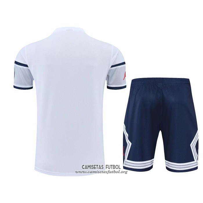 Chandal del Paris Saint-Germain Manga Corta 2022/2023 Blanco - Pantalon Corto